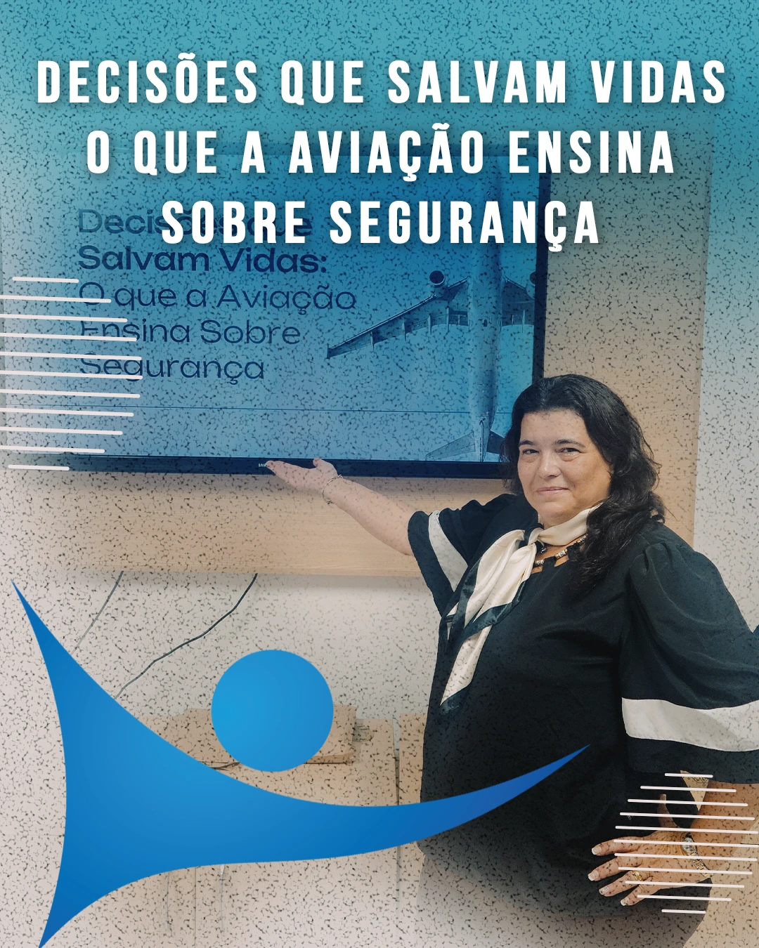 Segurança no trabalho com uma referência à aviação.