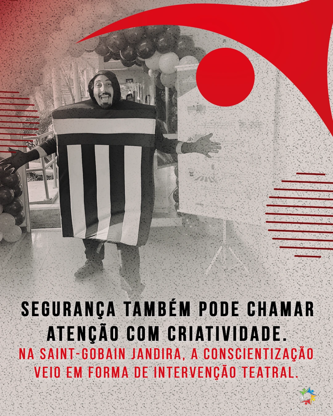 Campanha que aproxima segurança e futebol.