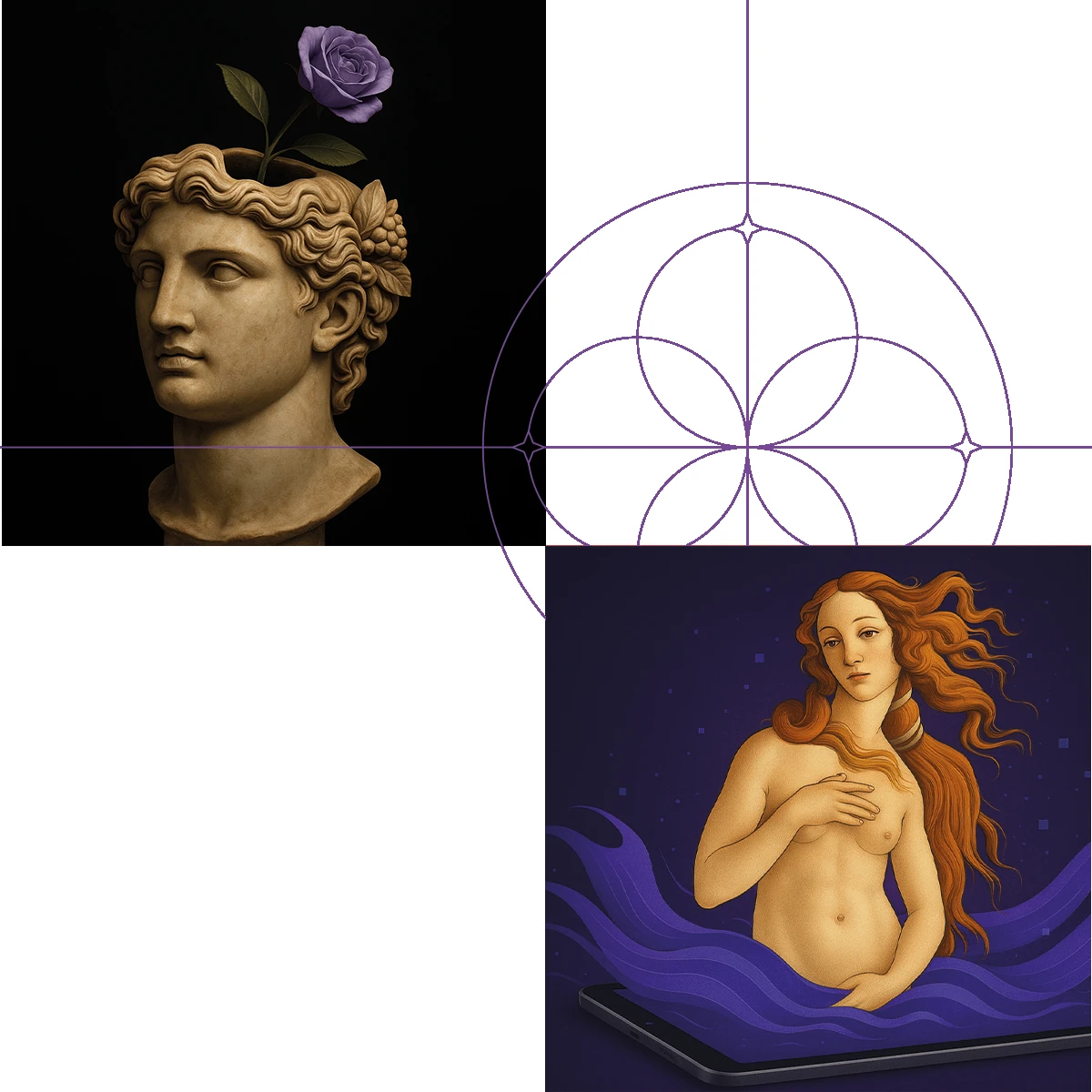 Arte do repertório institucional da Ato Criativo