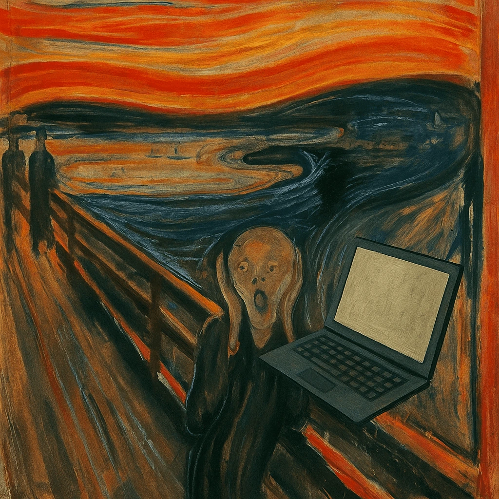Releitura de O Grito com um computador